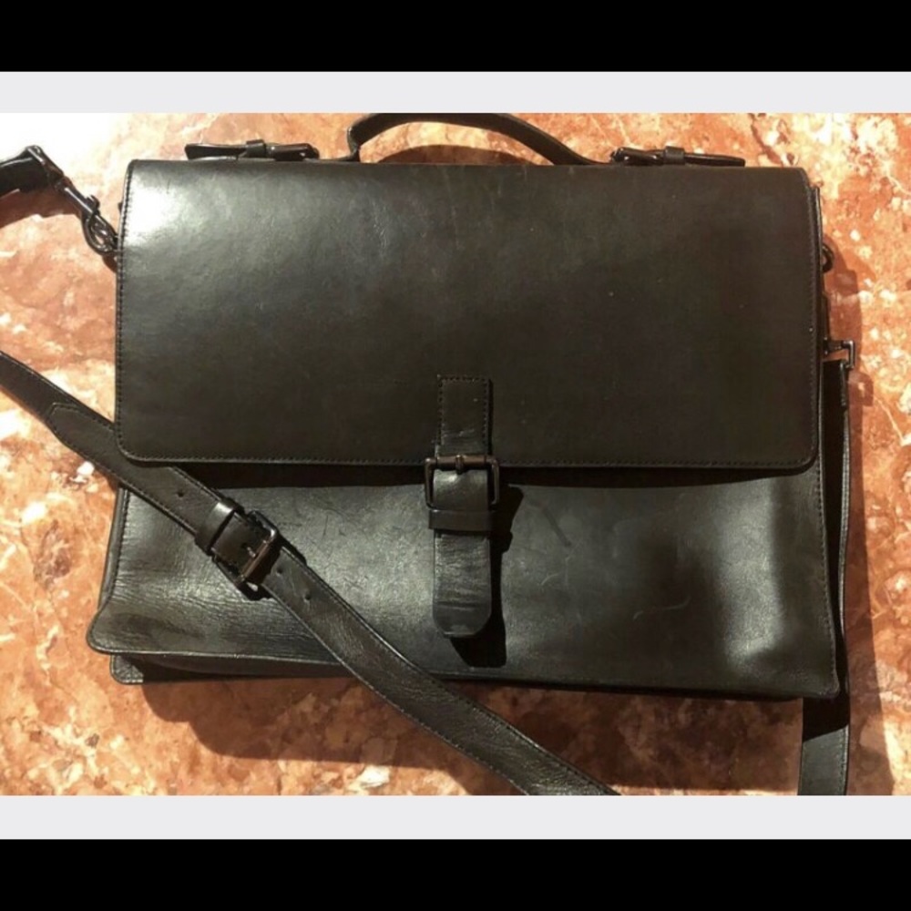 John Varvatos briefcase